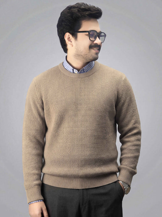 Caramel Coffee Round Neck Sweater (TOP SELLING)