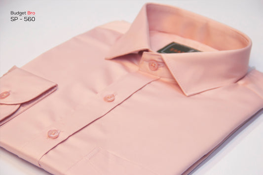 Light Pink Giza Cotton Formal Shirt