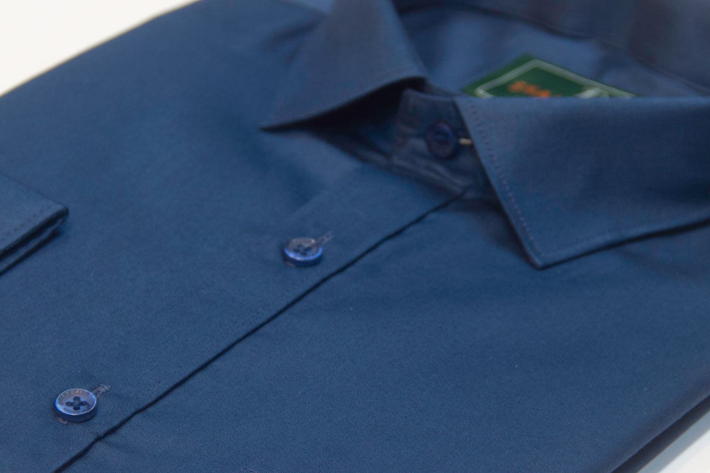 Ocean Blue Giza Cotton Formal Shirt