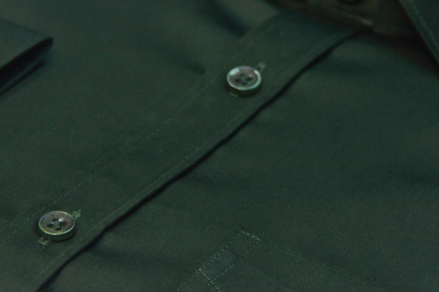 Olive Green Giza Cotton Formal Shirt