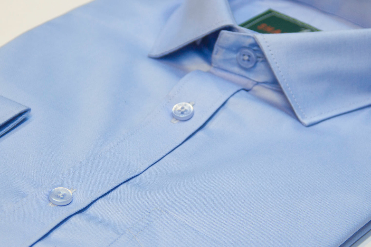 Sky Blue Giza Cotton Formal Shirt