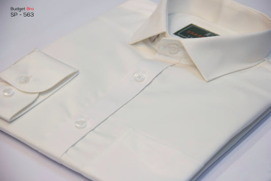 Gorgeous White Giza Cotton Formal Shirt