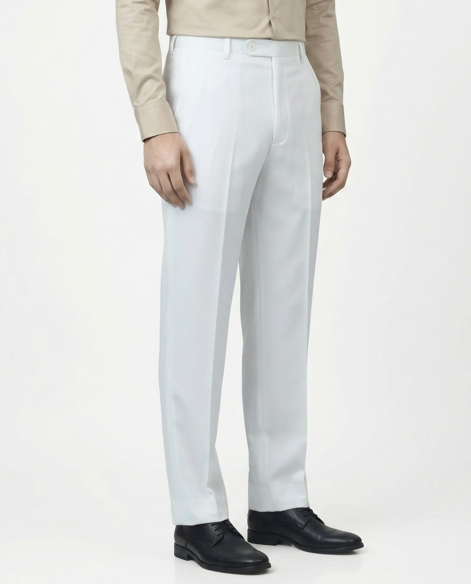 Cloudy White Formal Pant - New Article